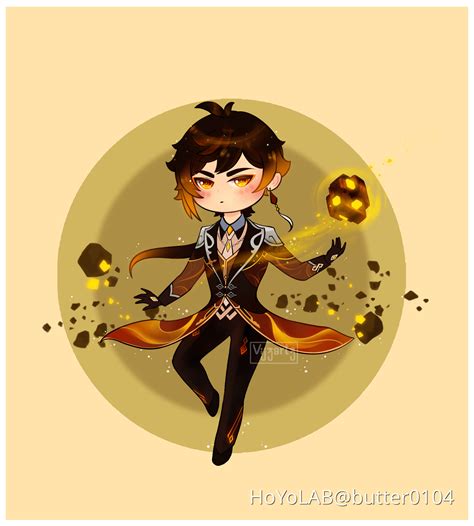 Chibi Zhongli 💗 Genshin Impact Hoyolab