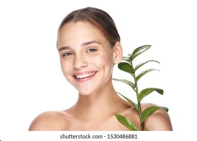 Naked Shoulders Clean Skin Smile Admiration Stock Photo Shutterstock