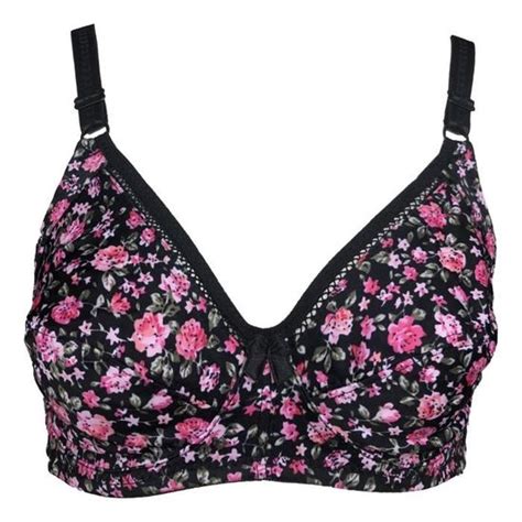 Soutien Gorge B Sans Armatures Noir Fleurs Liberty Lingerie Femme Noir Cdiscount Pr T Porter