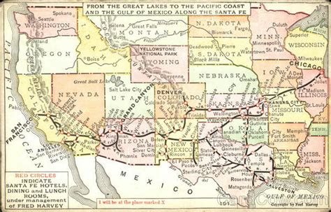 Map Of Santa Fe Railroad Maps