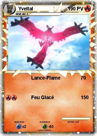 Pok Mon Yveltal Lance Flame Ma Carte Pok Mon