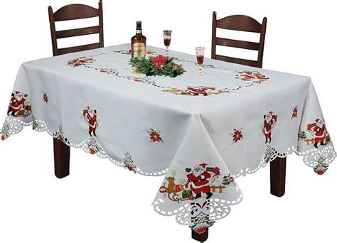 Amazon Creative Linens Holiday Christmas Tablecloth X With