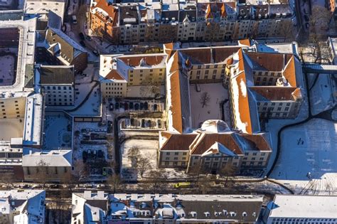 Dortmund Aus Der Vogelperspektive Winterluftbild Gerichts