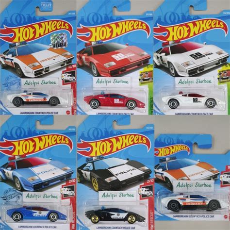 Hotwheels Hot Wheels Lamborghini Country Police Pace Car Hw Exotics Safety Car Grand Pix Th