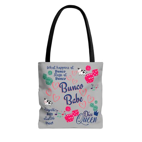 BUNCO BABE Tote Bag Bunco Friends Gift For Her Friend Gift Girls