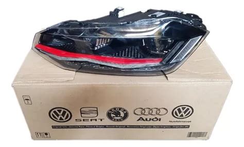 Farol Esquerdo Vw Polo Virtus Gts 2020 2021 2022 Original