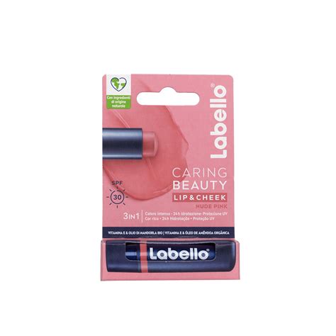 Labello Caring Beauty Lip Cheek SPF Nude Pink G Ireland