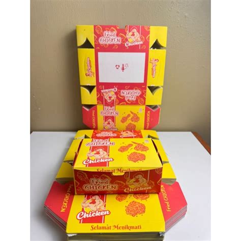 jual kardus box fried chickenkemasan fried chickenkertas bungkus