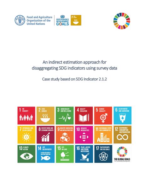 Pdf An Indirect Estimation Approach For Disaggregating Sdg Indicators Using Survey Data Case