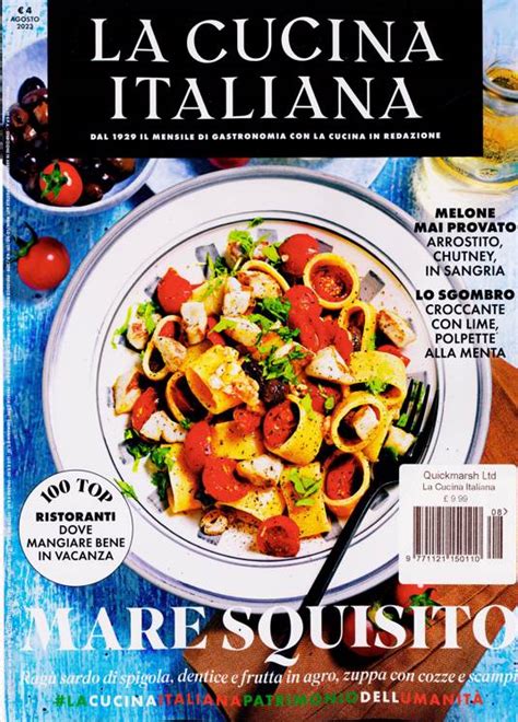 La Cucina Italiana Magazine Subscription Buy At Newsstand Co Uk Italian