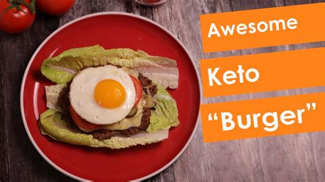 Easy Quick Delicious Bunless Hamburger Keto Friendly Low Carb