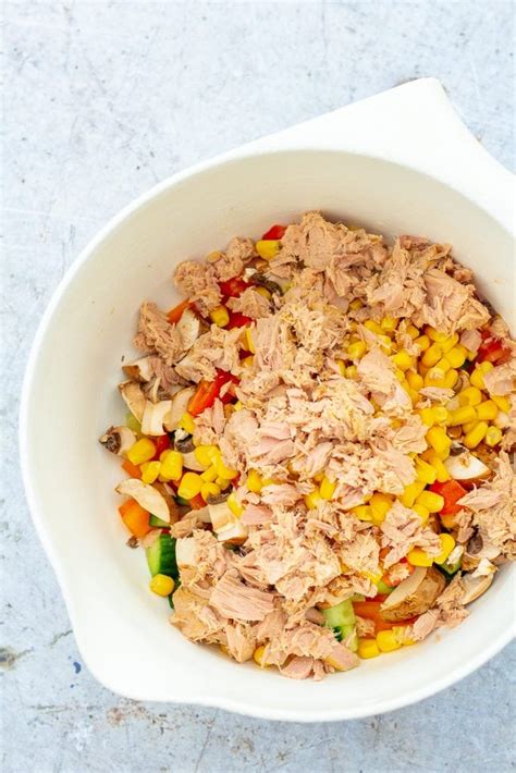 Easy Tuna Rice Salad Easy Peasy Foodie