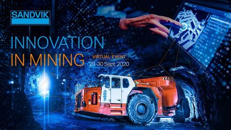 Sandvik Innovation In Mining Virtual Event Australian Mining