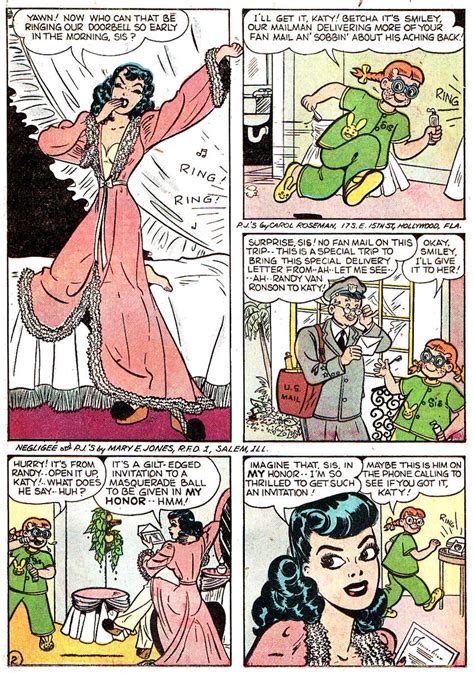 Pappy S Golden Age Comics Blogzine Number 1222 Paper Dolls Katy And