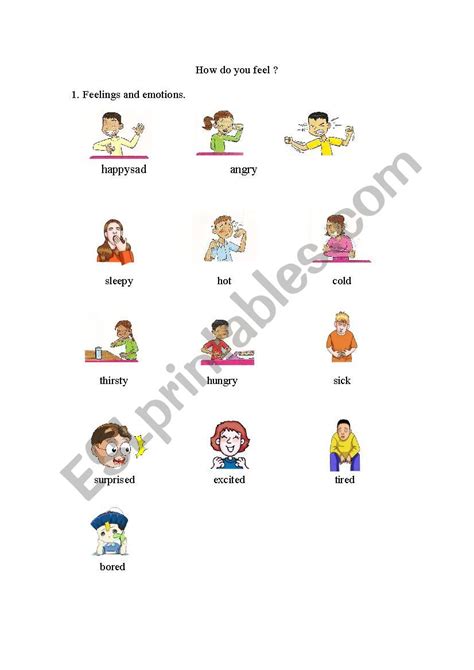 How Do You Feel ESL Worksheet By Sdlr120