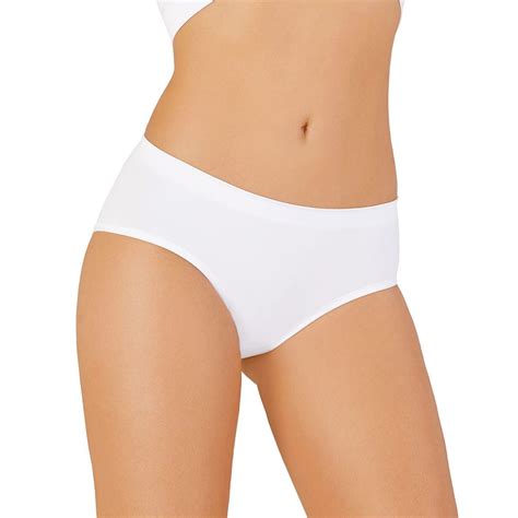 Bikini LAtouche Suave Sin Costuras Modelo S8030 Color Blanco Talla Chica Mediana Dama