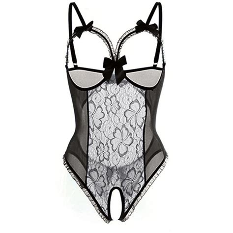 Crotchless Lingerie Sexy Open Crotch Sleepwear Open Crotch Etsy