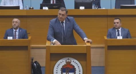 Dodik Na Posebnoj Sjednici NSRS Pravi Je Trenutak Za Nas