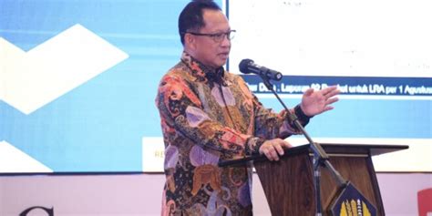 Mendagri Pemda Perlu Lakukan Penguatan Desentralisasi Fiskal Dengan