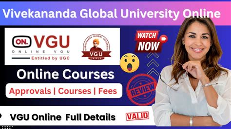 Vgu Online Honest Review Vivekananda Global University Online