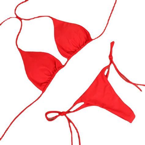 Sexy Halter Effen Kleur Bikini Set Vrouwen Ba Vicedeal
