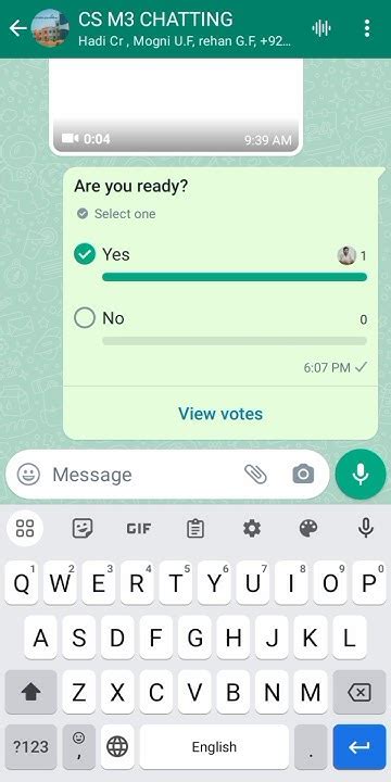 How To Create Poll In Whatsapp Group Whatsapp Voting Whatsapp Poll