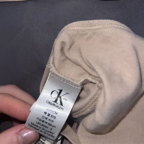 CALVIN KLEIN Bralets Nude Size Small 2 Depop
