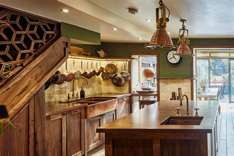Live Edge Kitchen Island Custom Crafted Faux Live Edge Countertops By