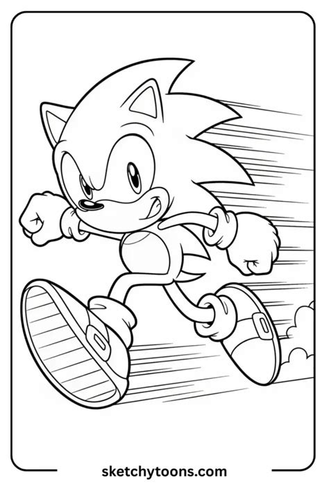 Mais De 40 Desenhos Para Colorir Do Sonic Grátis (PDFs)