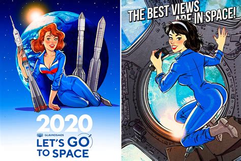 Fury Over Russian Space Agencys ‘playboy Calendar Showing Female Astronauts As ‘big Breasted