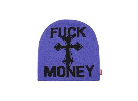 Supreme Fuck Money Beanie Navy の新品 中古フリマ 通販 スニダン