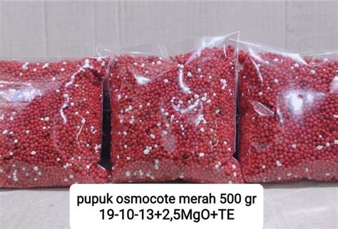 Jual Pupuk Osmocote Merah Slow Release Di Lapak Cintani Bukalapak