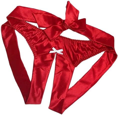 Success Damen G String Tanga Satin Sexy Bowknot Thong Briefs Unterw Sche Slips Erotisch Lingerie