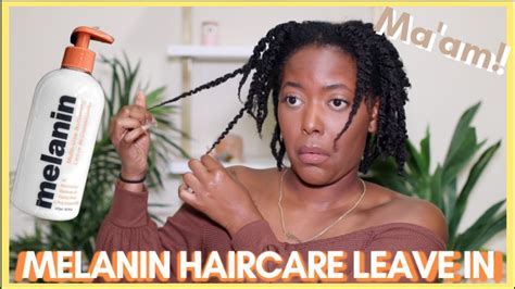 MELANIN HAIRCARE MULTI USE SOFTENING LEAVE IN 4 WAYS ON 4C HAIR