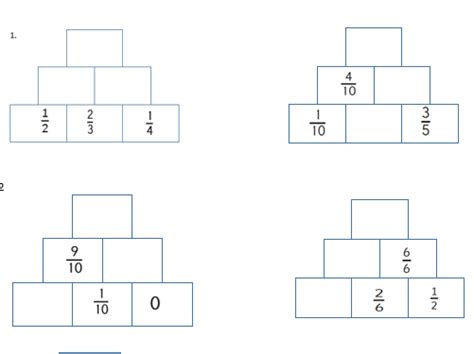 GCSE Maths/Functional Skills _Adding Fractions Pyramid | Teaching Resources