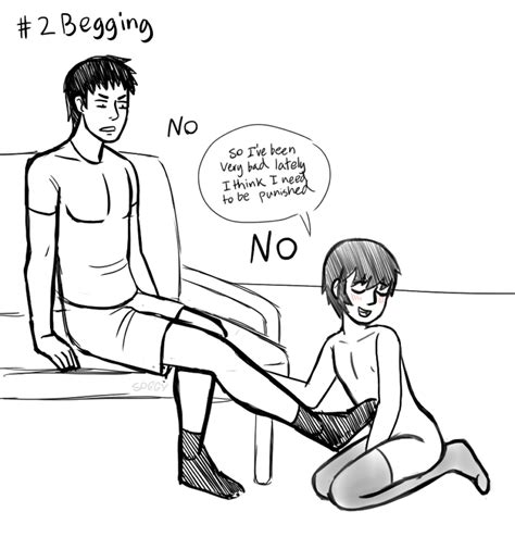 Kinktober Begging By SoggyIllustrations Hentai Foundry