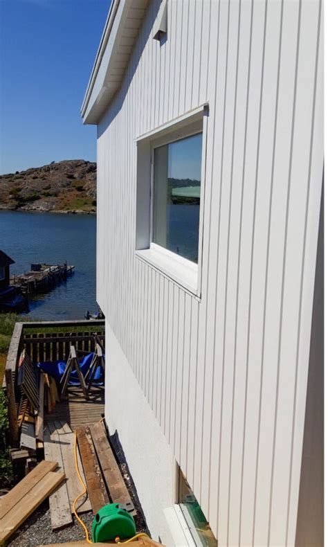 Spontad Ytterpanel 145mm Oncewall Underhållsfri Fasad