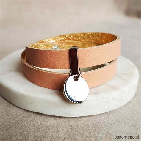 Bransoletka Sk Rzana Nude Barboleta Pakamera Pl