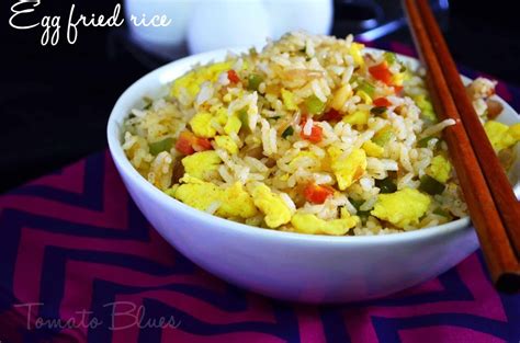 Egg Fried Rice Recipe | Easy Chinese Recipes - Tomato Blues