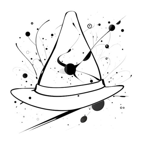 Premium Ai Image Magic Witch Hat Design