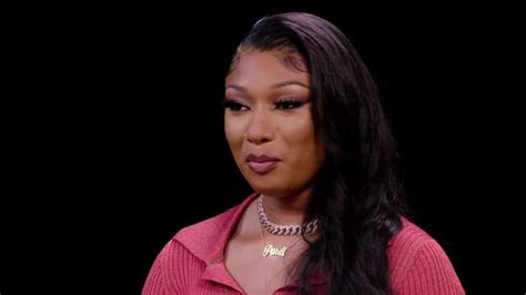 Watch Hot Ones S E Megan Thee Stallion Turns Into Hot Girl Meg While Eating Spicy Wings