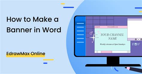 How To Make A Banner In Word Edrawmax Online