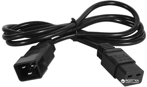 Кабель питания Cablexpert IEC C19 - С20 1.5 м (PC-189-C19) – фото ...