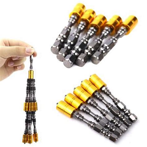 5 Pcs Strong Magnetic Screwdriver Bit Set 65Mm Phi Grandado