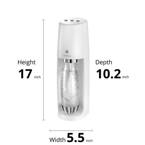 Sodastream Fizzi One Touch Electric White Whisk