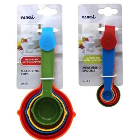 Rainbow Color Measuring Cups And Spoon Lazada Ph