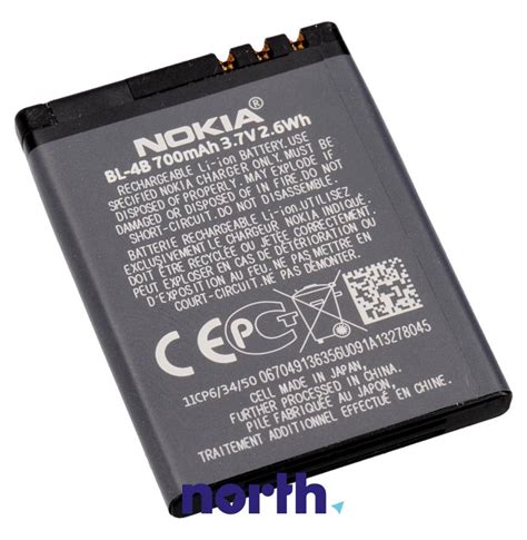 Bl B Nokia Bateria Do Smartfona North Pl