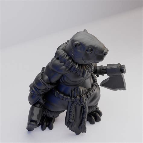 Hot Goblin ビーバー蛮族手斧C ミニチュア ホットゴブリン 蛮族戦士