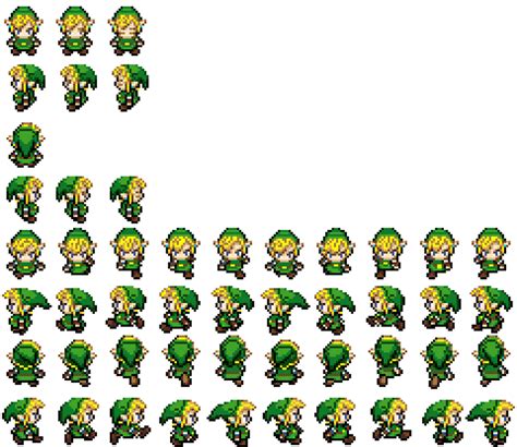 link sprite sheet  tiozacdasgalaxias  deviantart