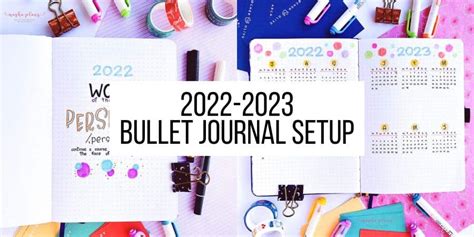 Bullet Journal New Year Set Up 2023 Get New Year 2023 Update